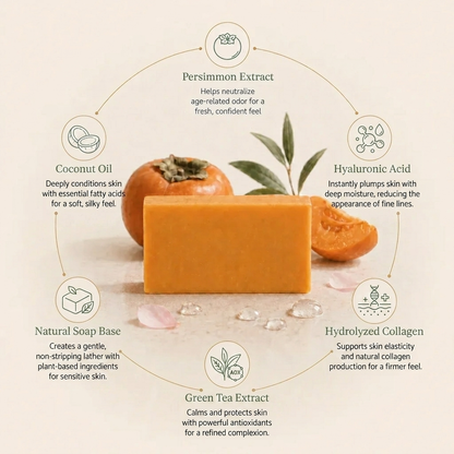 Savoire - Organic Persimmon Soap
